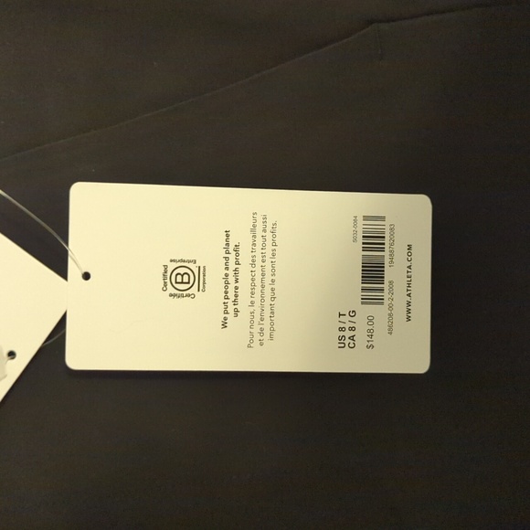 Athleta Stellar Flare 8T NWT - Picture 6 of 6